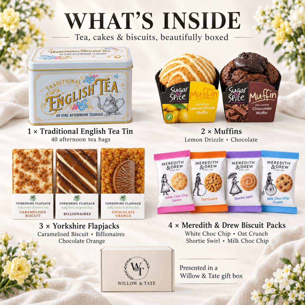 Afternoon Tea & Cakes Hamper