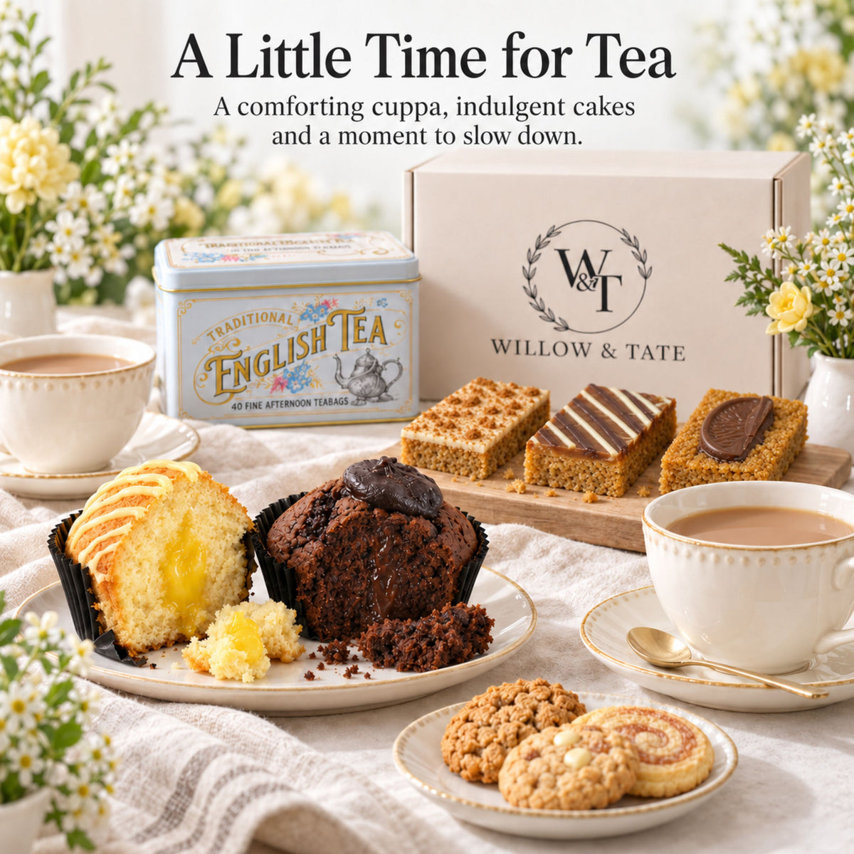 Afternoon Tea & Cakes Hamper